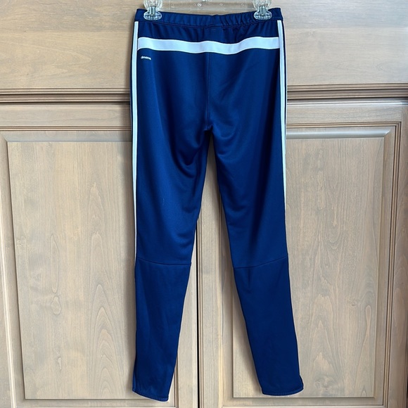 New Adidas climalite speedkick side stripe tapered leg jogger track pants - Picture 6 of 8